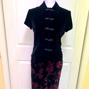 Ann Taylor | Velvet Two Piece Dress | Size 4
